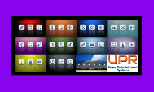 UPR Streaming TV Box Screens
